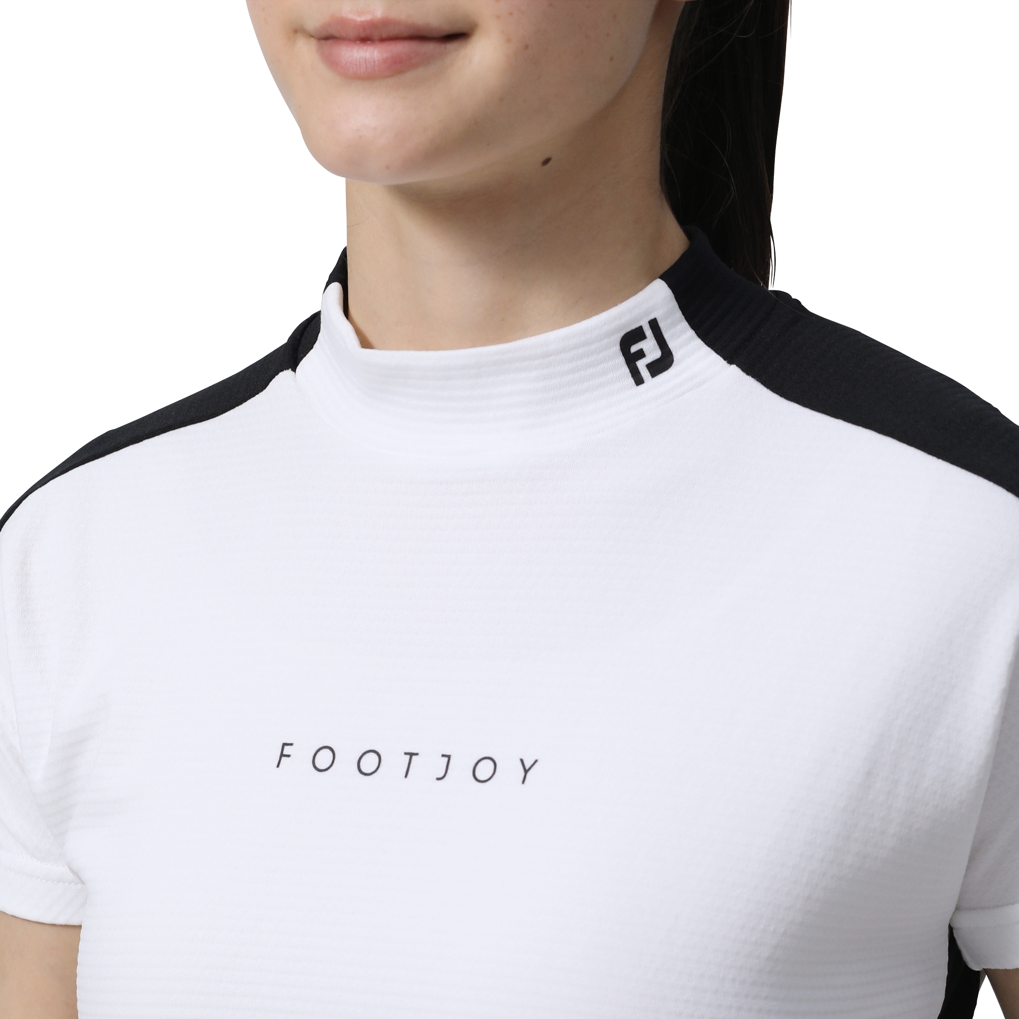 DRY THROUGHLIGHT カラーブロック半袖モックネックシャツ - FootJoy Japan