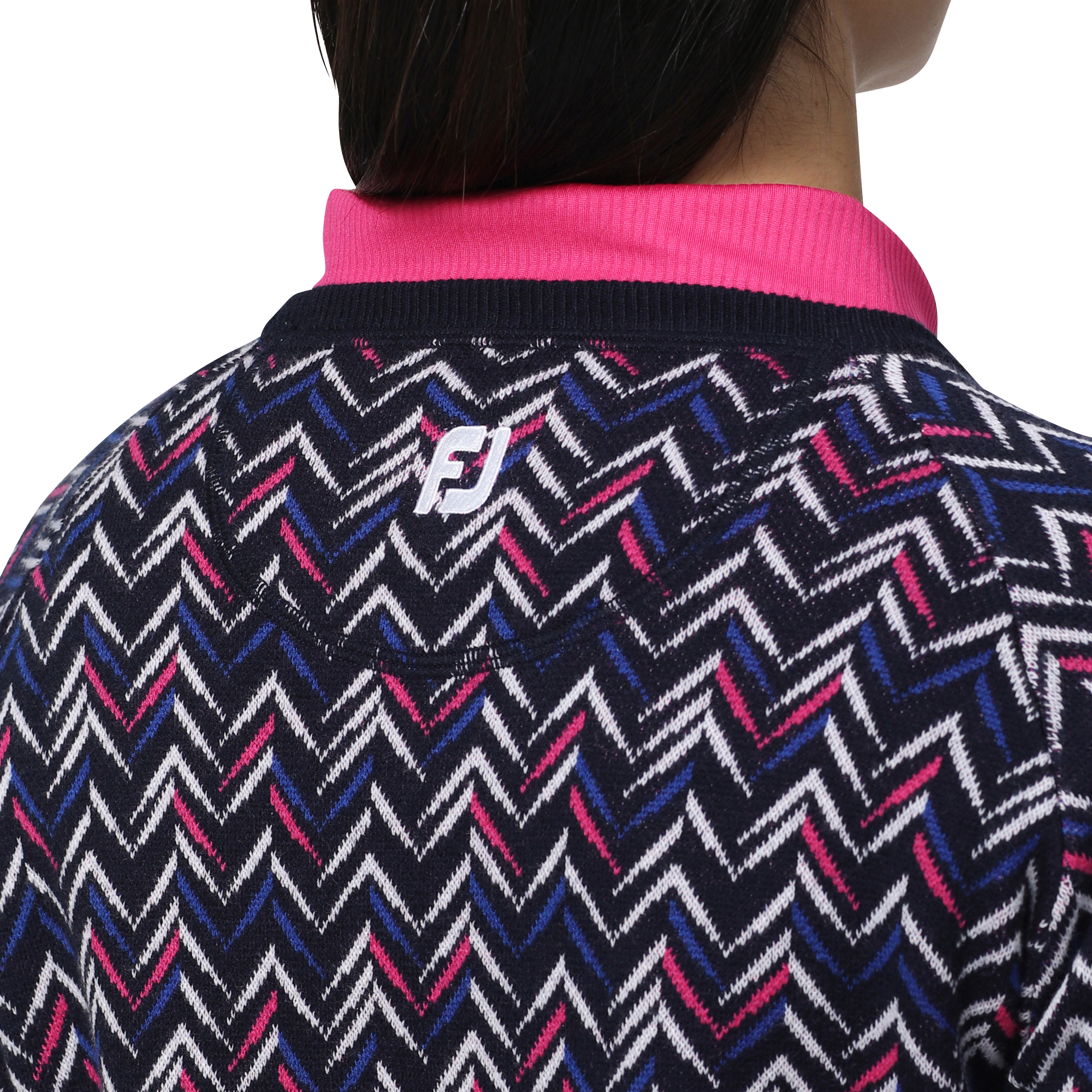 WOMEN&#39;S シェブロンパターン クルーネックセーター