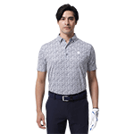 MEN’S  スモールフラワープリント 半袖ボタンダウンシャツ